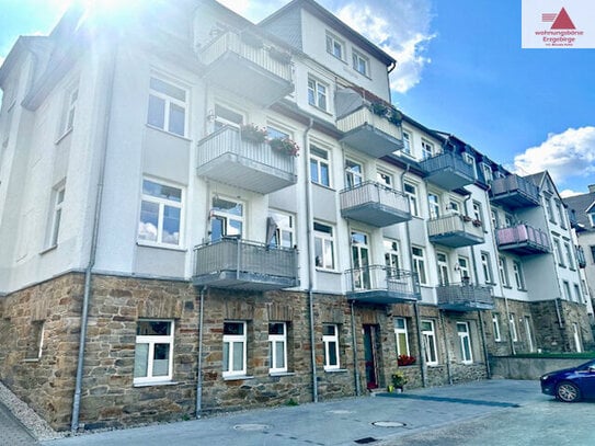 Maisonette-Wohnung in Annaberg-Buchholz - 4-Räume - Balkon - Stellplatz!!