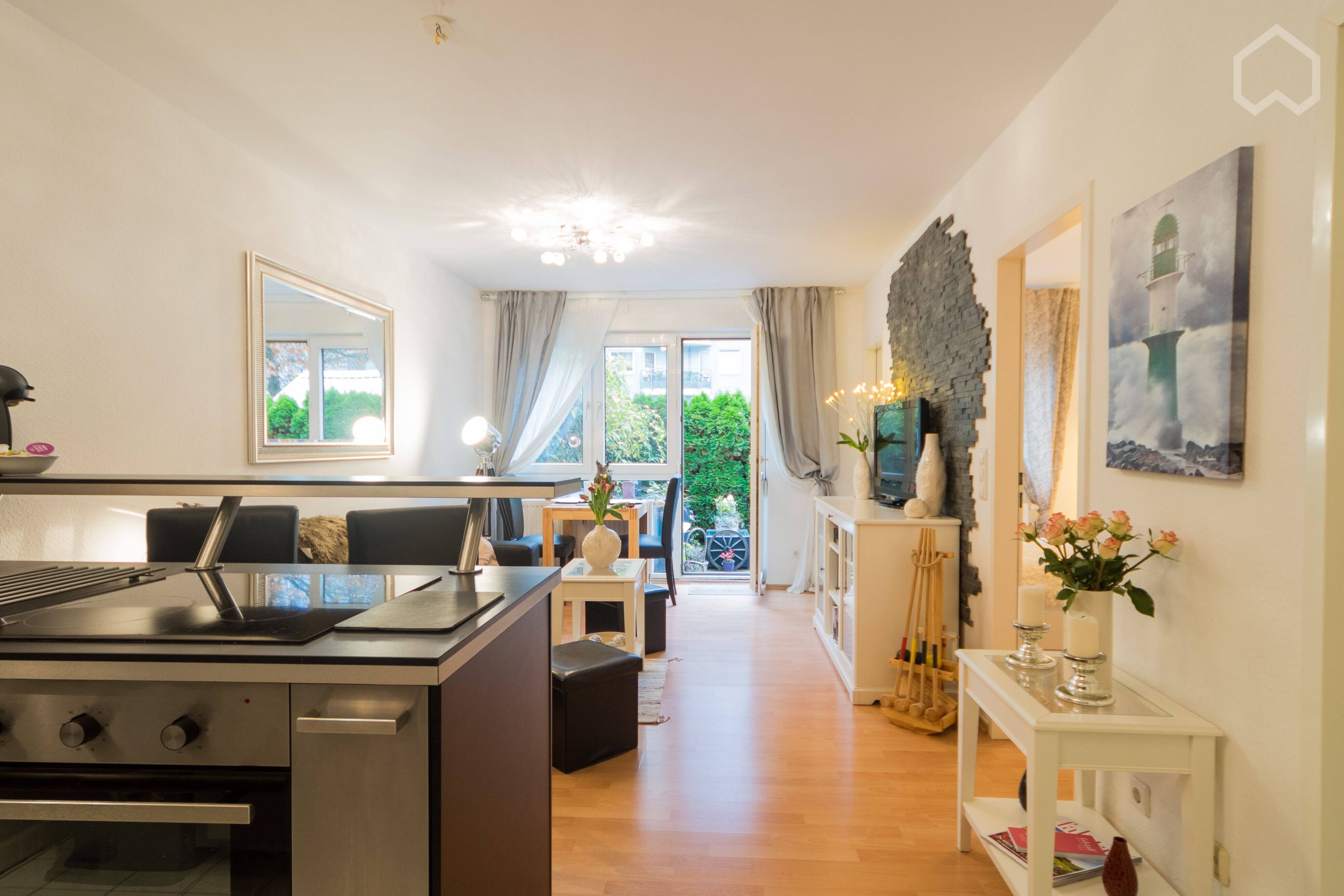 Ruhige und schicke Wohnung auf Zeit in ruhiger Umgebung mit Terasse - Foto 1
