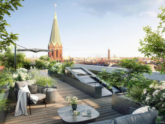 Das Leben genießen: Luxuriöses Penthouse mit Dachterrasse und Weitblick!