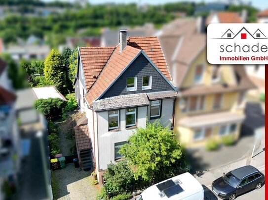 SCHADE IMMOBILIEN - Schönes Dreifamilienhaus mit eigenem Garten in der Nähe von der Parkstraße!