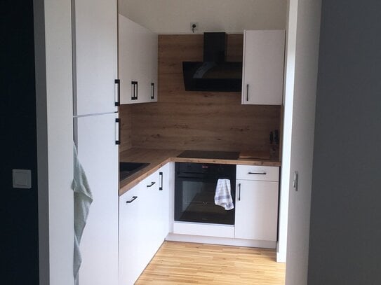 NEUWERTIGE Wohnung mit Parkett, Fußbodenheizung, EBK und Balkon in Stadtparknähe!!!