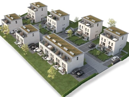 BAUBEGINN IST ERFOLGT!!!! Moderne NEUBAU-DDH KFW 40 A+ Standard. Schlüsselfertig! Keller. Dachstudio.