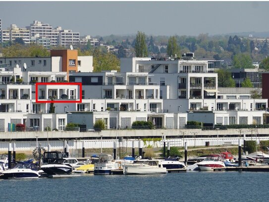 ETW-Ringeltaube (Luxus-Maisonette) direkt am Schiersteiner Hafen (Rhein), provisionsfrei