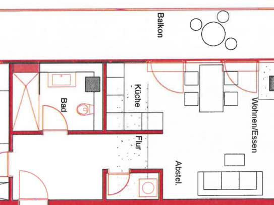 Nachmieter für 2-Zimmer-Wohnung mit Balkon in Mannheim gesucht