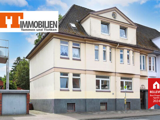 TT bietet an: 5-Zimmer-Wohnung mit Garage und Gartenanteil am Villenviertel!