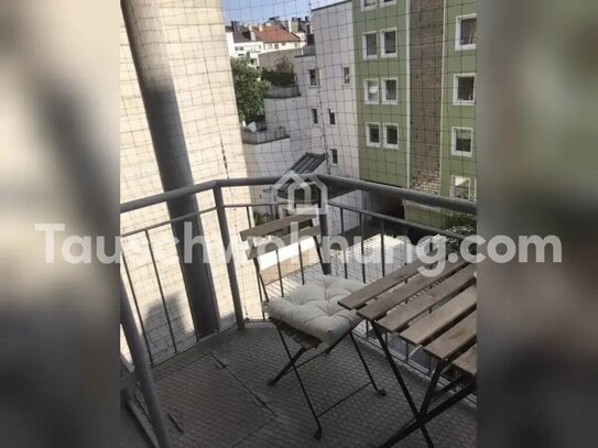 [TAUSCHWOHNUNG] Bieten 2ZKB 30m2 mit Balkon / Suchen 2ZKB größer 50m2