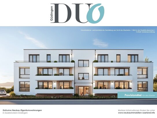 **** DUO Saarbrücken-Güdingen **** Moderne Neubau-Eigentumswohungen in ruhiger Lage