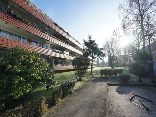 Solide 3 Zimmerwohnung - großer Balkon mit Weitblick