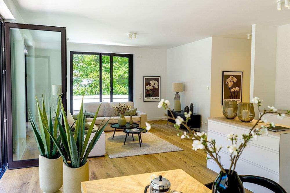 3-Zimmer-Wohnung mit Südost-Balkon im 1. Obergeschoss an der Elbchaussee