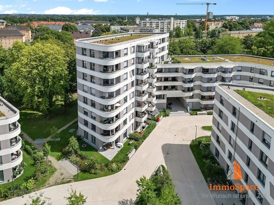 *** Exklusive Neubau 4 ZKB mit Terrasse, Garten & Tiefgarage in bester Augsburger Lage ***