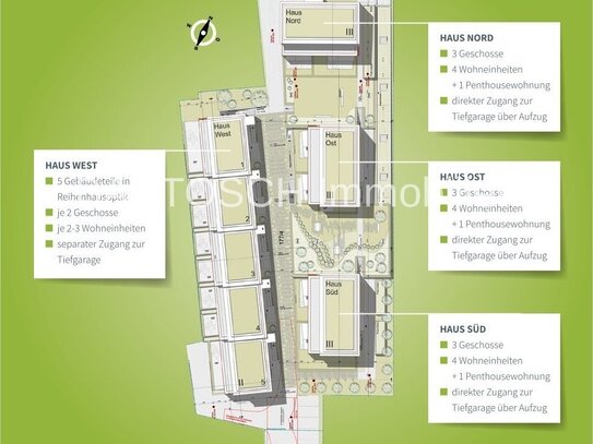 EBERMANNSTADT "Stadtgärten" in der Fränkischen Schweiz, zentraler Lage, von 61-126m², 2 bis 4 Zimmer,