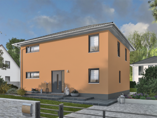 Schönes Stadthaus mit Platz für die Familie und für dein Homeoffice mit vielen Extras zu günstigen Konditionen bauen un…