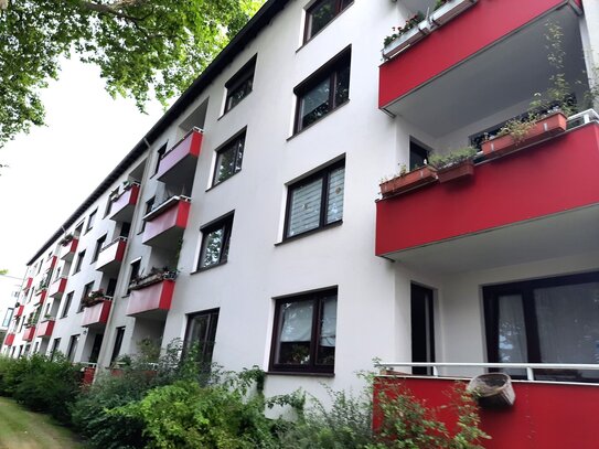 Gut geschnittetene 3-Zimmer-Wohnung mit Balkon in ruhiger Lage!