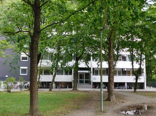 Einzimmerwohnung mit Aussicht in Augsburg