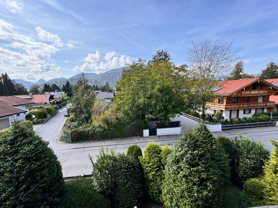 Balkonwohnung mit Bergblick