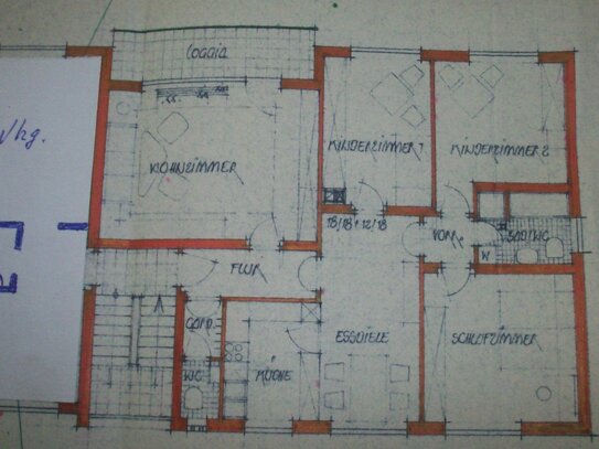 5 Zimmer-Wohnung in Erlangen-Tennenlohe, Balkon, Einbauküche