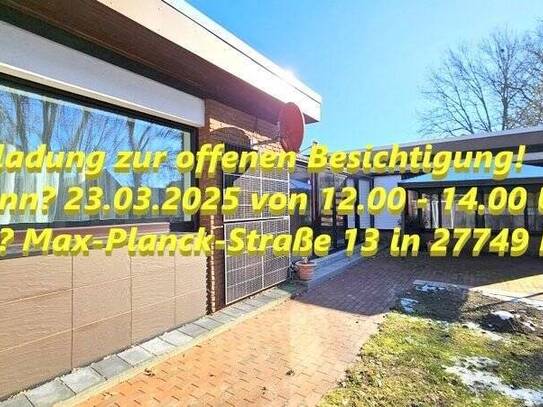 Einladung zur offenen Besichtigung! TOP-Bungalow mit Wellnessbereich und Wintergarten in exklusiver Bestlage!