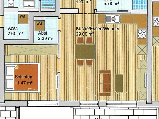 3-Zimmer Wohnung am Stadtpark in Senden-Wullenstetten zu vermieten