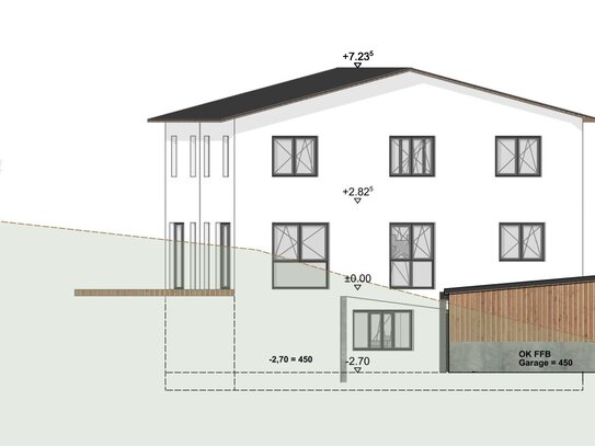 Erstbezug: Geräumige 7-Zimmer-Doppelhaushälfte mit EBK in Wartenberg