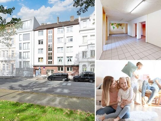 PHI AACHEN - Charmante 5-Zimmer-Wohnetage mit Garage in City-Lage am Marschiertor in Aachen!