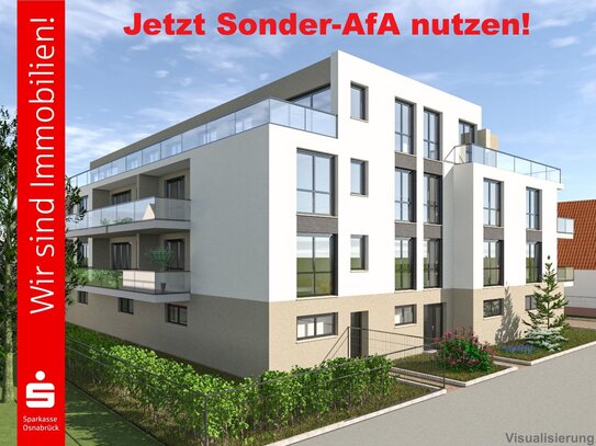 Energieeffizienter Neubau, barrierefreie Wohnungen