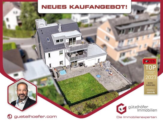 Investment gesucht? Umfassend saniertes 3-Familienhaus mit Garten, Balkonen, Garagen und Aufzug