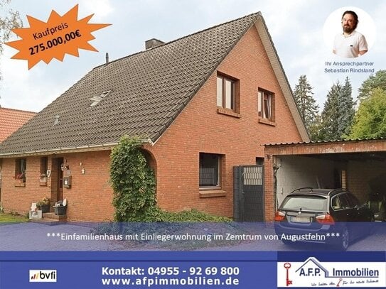 ***Charmantes Haus mit Einliegerwohnung in ruhiger und zentraler Lage***