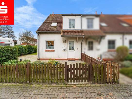 Stuhr - Moordeich I Gepflegtes Reihenendhaus mit schönem Garten I Carport und Pkw-Stellplatz