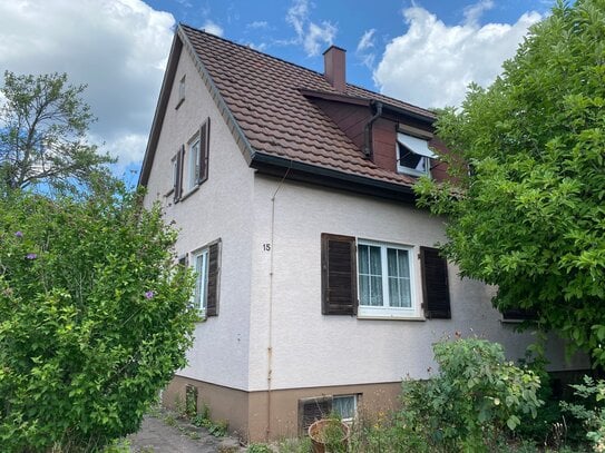 Zweifamilienhaus, ruhige Lage, stadtnah, sanierungsbedürftig, erweiterbar, schönes Grundstück, alter Baumbestand