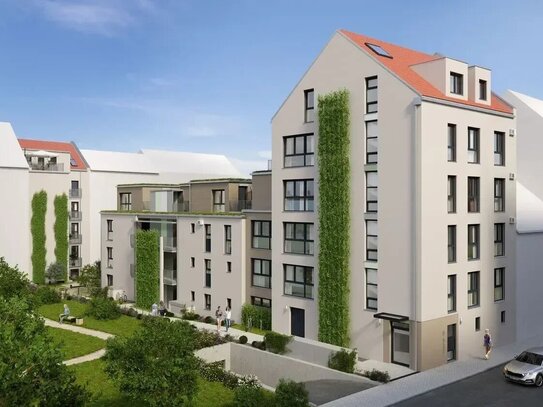 B 04 - WUNDERSCHÖNE GANZ NEUE MODERNE UND RUHIGE TRAUMWOHNUNG MIT GROßEM SONNIGEN BALKON UND TIEFGARAGENSTELLPLATZ