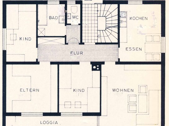 Schöne 4-Zimmer-Wohnung (EG), neu renoviert, Holzparkett, Einbauküche, in Lindau-Aeschach