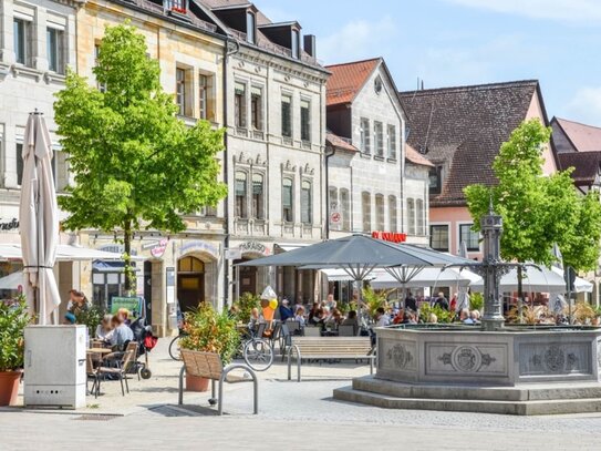 Barrierefreie Singlewohnung direkt am Marktplatz. Als Kapitalanlage!