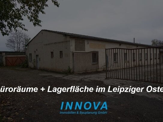 Zentrale, aber ruhige Lage! - Büros mit Lager und Stellplätzen im Leipziger Osten