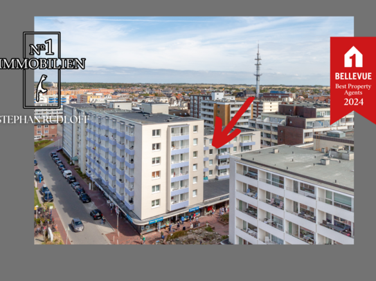 1A Lage Moderne 2 Zimmer Ferienwohnung mit Südbalkon am Strand