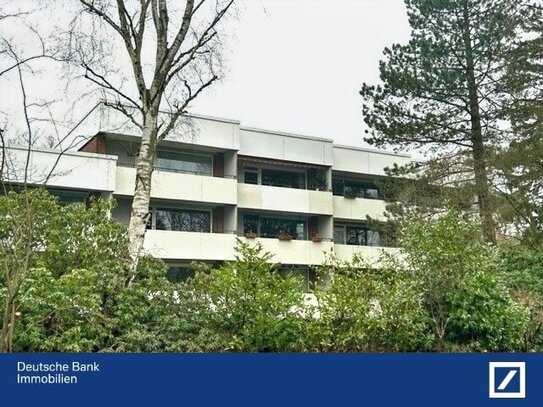 Helle Wohnung mit großem Südbalkon - 2 Zimmer - Unverbaubarer Blick ins Grüne