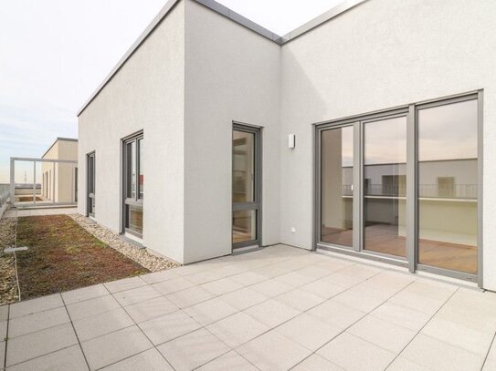 Traumhafte Penthouse-Wohnung mit großer Dachterrasse in "Erstbezug"!