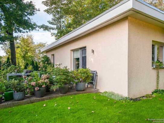 Buchholz - Trelde, Bungalow aus 2012 - Seniorengerecht, ruhige Lage im Grünen - aktuell vermietet