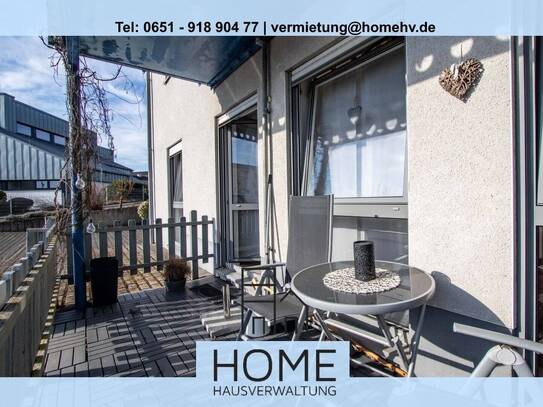 Daun: Lichtdurchflutete 2 ZKB-Wohnung mit sonniger Terrasse im Erdgeschoss