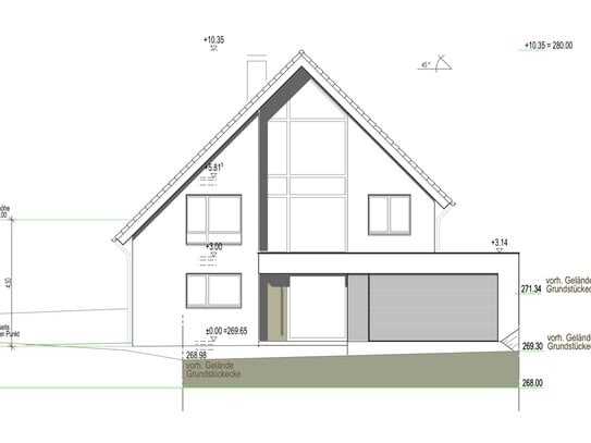 Baugrundstück mit Weitblick inkl. Planung und Baugenehmigung zu verkaufen