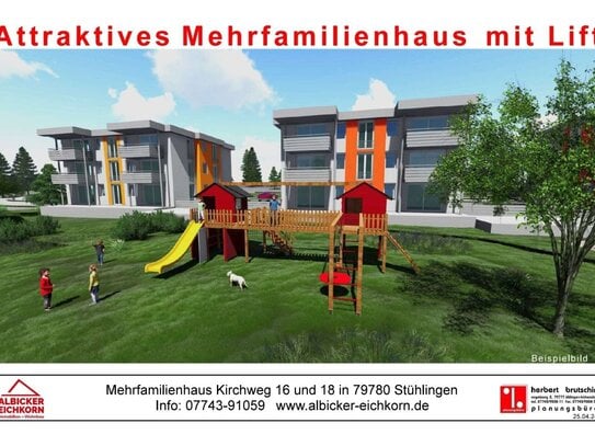 3Zi. EG mit Terrasse ca. 87 m²-Wohnung 2-Kirchweg 18-79780 Stühlingen