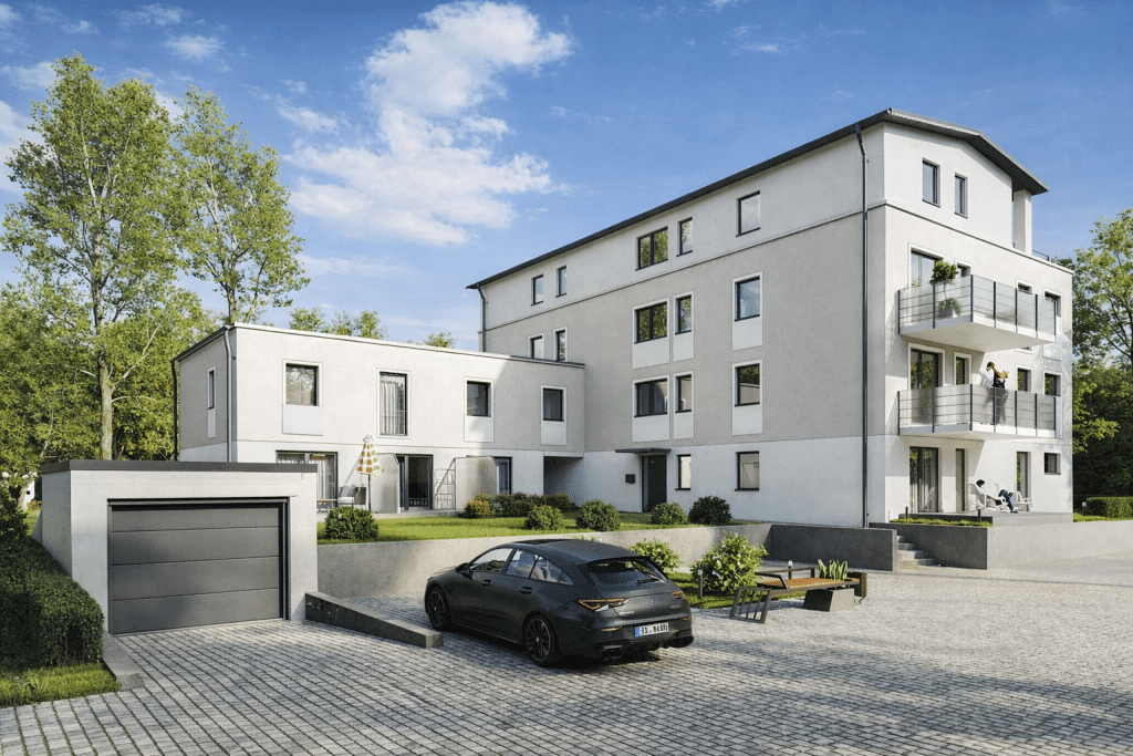                                                               Exkl. 3 Zimmer-Maiss.-Garten-Whg.(EG+0G) mit Ma&szlig;-EBK in TOP-Wohnlage, Eching (S&hellip;                                                       in Eching (Landshut)