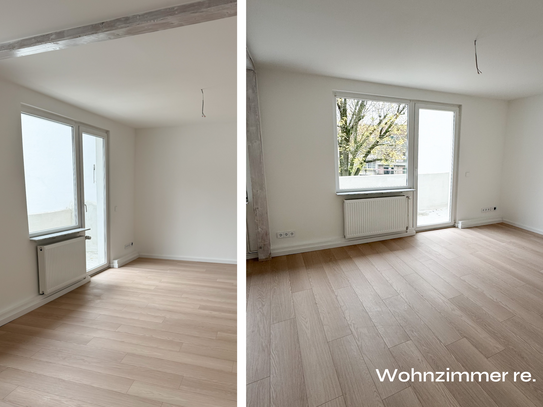 Erstbezug nach Sanierung mit Balkon: Geschmackvolle 3-Zimmer-Wohnung im Dortmunder Unionviertel