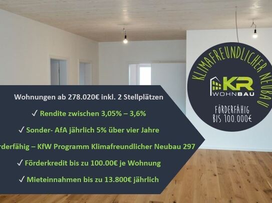 FÖRDERFÄHIG - Neue Fünf-Zimmer-Dachgeschoss-Wohnung mit Balkon