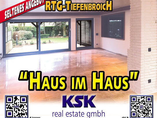 "Haus im Haus", kpl. renovierte Wohnung , offener Kamin,Terrasse , Garten, Keller