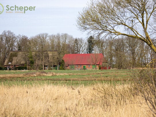 Resthof mit Pferdestall und 5,7 ha Weide am Hof