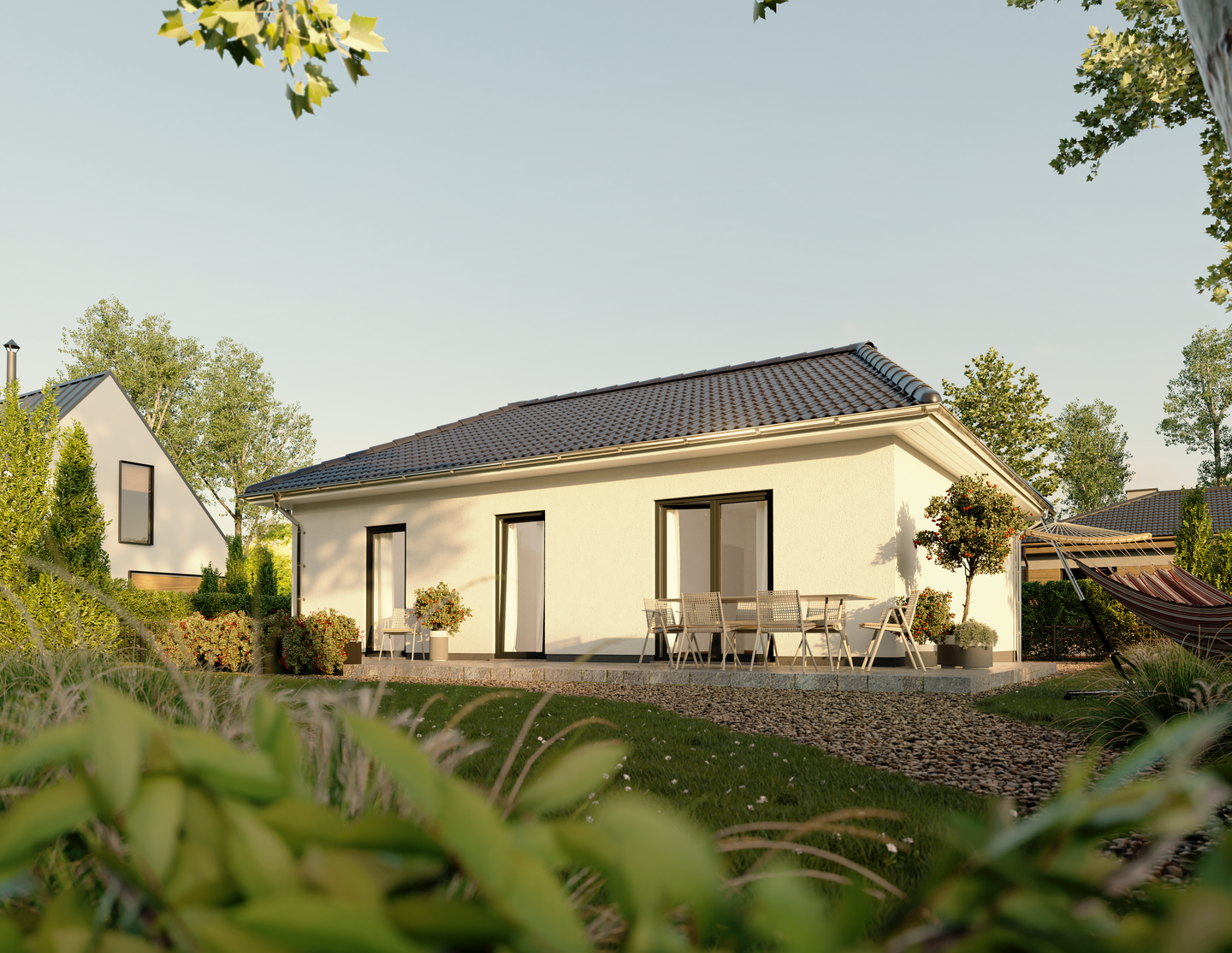 Dein eigenes Haus: unkompliziert, energetisch sicher & bezahlbar mit passendem Grundstück