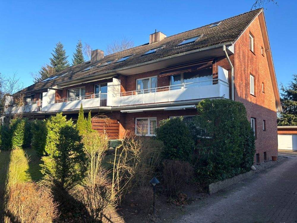 Ausgezeichnete 3-Zimmer Parterrewohnung mit perfektem Zuschnitt in ruhiger Sackgassenlage von Sasel!