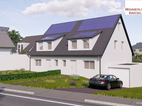 KfW 40-Neubau-Doppelhaushälfte in ruhiger Lage von LE-Stetten!