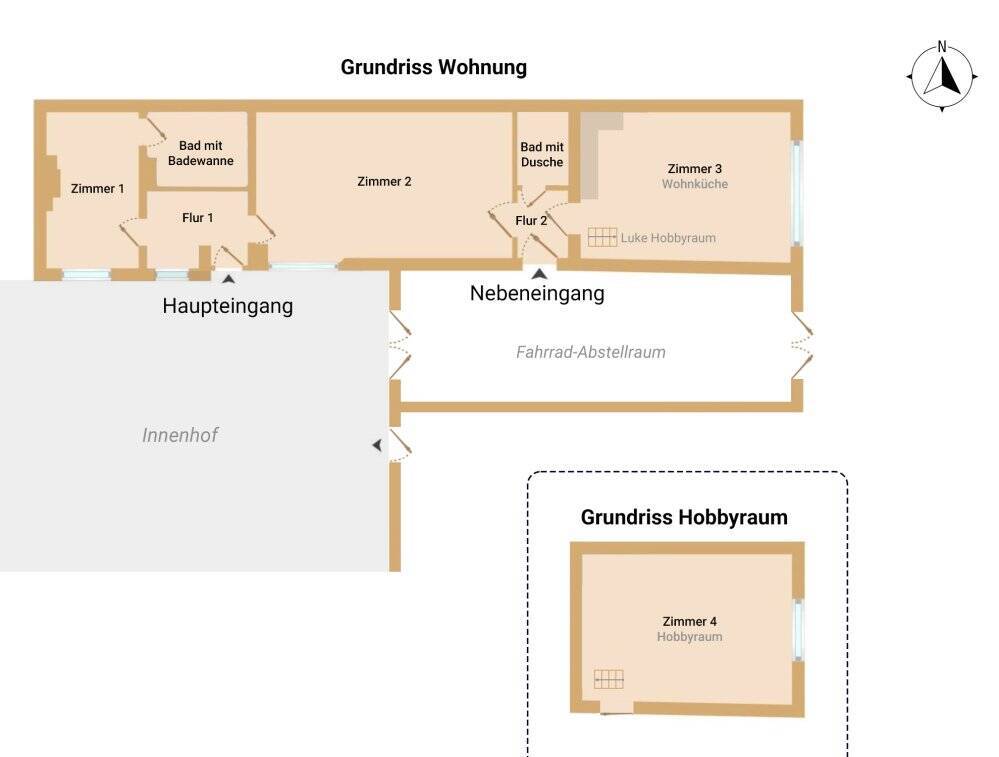 Nahe Savignyplatz: Premium-Wohnung mit Hofzugang • 3 Zi + Souterrain • unbefristet • 2 Bäder - Foto 1
