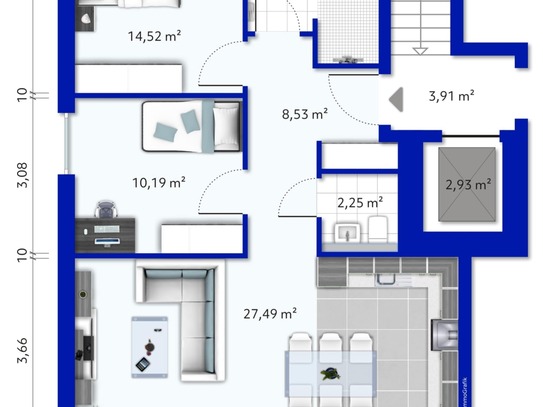 HOHENSTEIN VILLEN-DURCHDACHTER WOHNRAUM MIT VIEL PLATZ, LICHT & LUFT